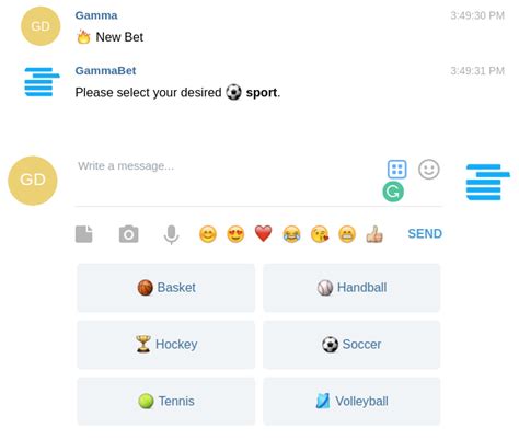 GammaBet: Telegram Betting Bot From GammaStack .